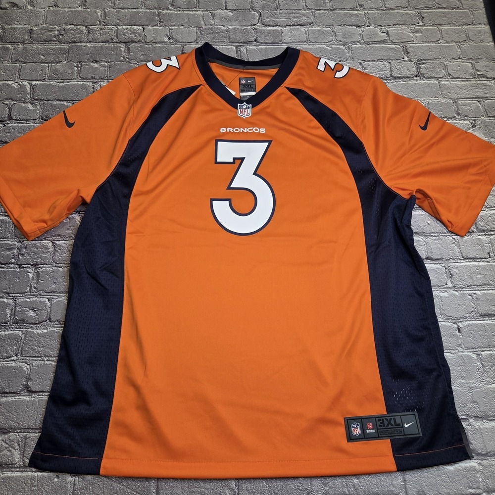 Nike Denver Broncos Russell Wilson 3XL - #3 NFL On Field Jersey